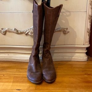 Frye Boots  leather heel size 7 B